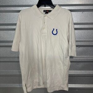 Pro Celebrity Polo Shirt Men's XL White 100% Cotton Horseshoe Logo